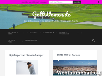 golfwomen.de website preview