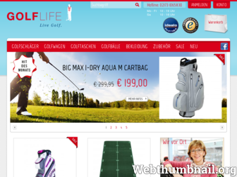 golf-life.de website preview