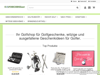 golfgeschenke.net website preview