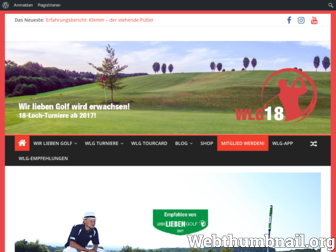 wir-lieben-golf.de website preview