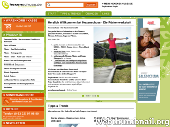 hexenschuss.de website preview