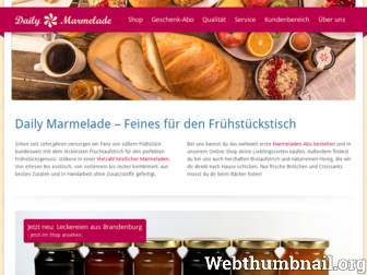 daily-marmelade.de website preview