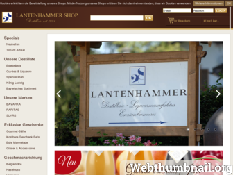 lantenhammer-shop.de website preview