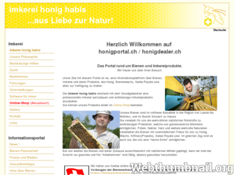 honigportal.ch website preview