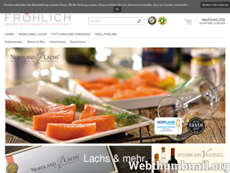 webfroehlich.de website preview