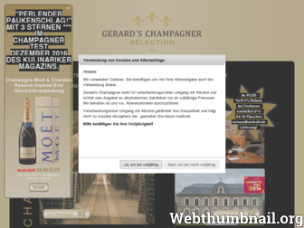 gerards-champagner.de website preview