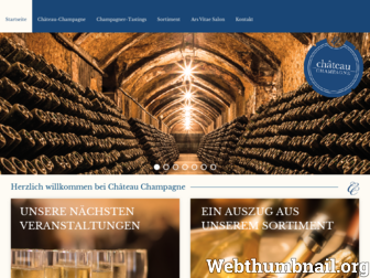 chateau-champagne.de website preview
