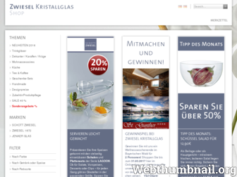 shop.zwiesel-kristallglas.com website preview