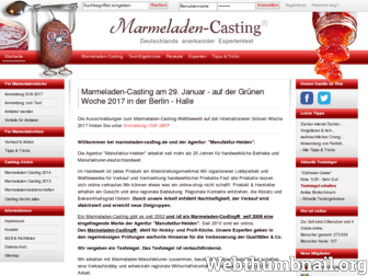 marmeladen-casting.de website preview