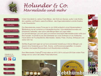 holunder-und.co website preview