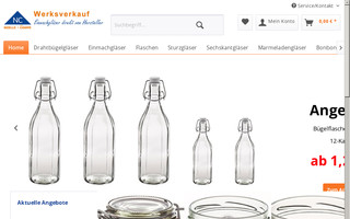 glas-werksverkauf.de website preview