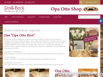 opa-otto-brot.de website preview