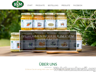 berliner-senf-manufaktur.de website preview