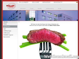 mueller-fleisch.de website preview