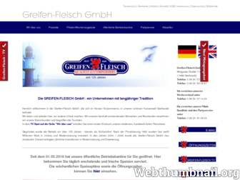 greifen-fleisch.eu website preview