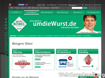 umdiewurst.de website preview