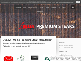 delta-premium-steaks.de website preview