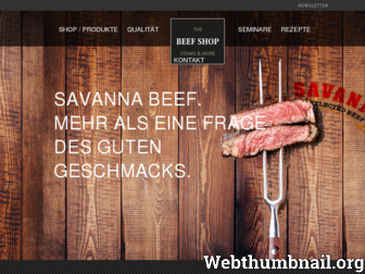 beefshop.de website preview