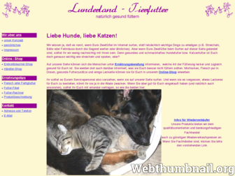 lunderland.de website preview