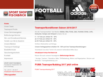 sport-shop-fischbach.de website preview