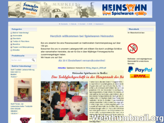 heinsohn-spielwaren.de website preview