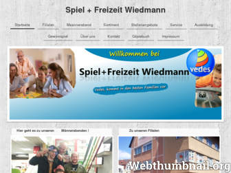 spielwaren-wiedmann.de website preview