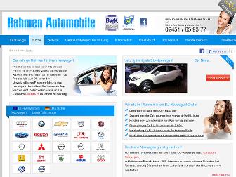 rahmen-automobile.de website preview