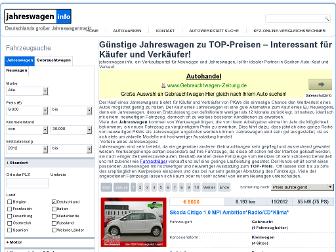 jahreswagen.info website preview