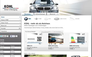 kohl.carpresenter.de website preview