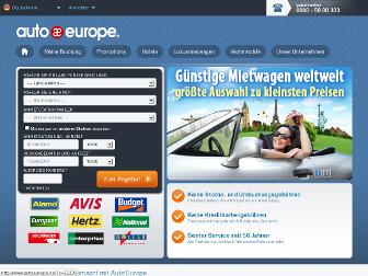 autoeurope.de website preview