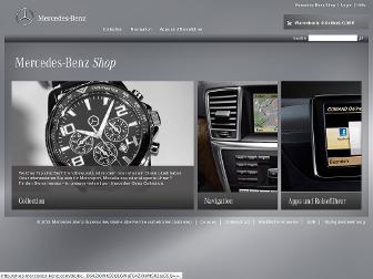 shop.mercedes-benz.de website preview