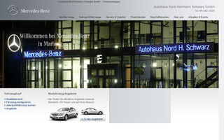 autohaus-nord.schwarz.mercedes-benz.de website preview