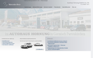 hornung.mercedes-benz.de website preview