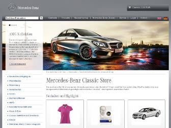 mercedes-benz-classic-store.com website preview