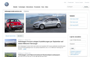 volkswagen-media-services.com website preview