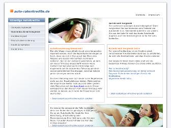 auto-ratenkredite.de website preview