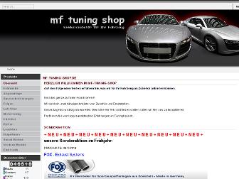 mf-tuning-shop.de website preview