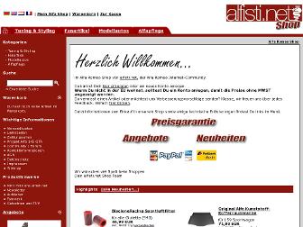 shop.alfisti.net website preview