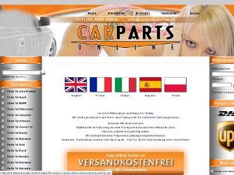 carparts-online.de website preview