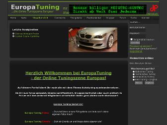 europatuningshop.de website preview