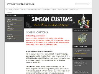 simsoncustoms.de website preview