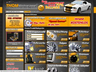 thom-motorsport.com website preview