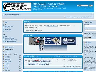 f800-forum.de website preview