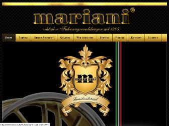 mariani.de website preview
