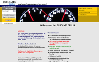 eurocars-berlin.de website preview