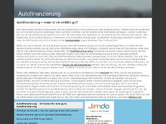 autofinanzierung.jimdo.com website preview