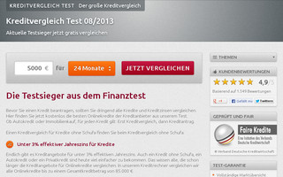 kreditvergleich-test.de website preview