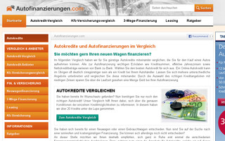 autofinanzierungen.com website preview