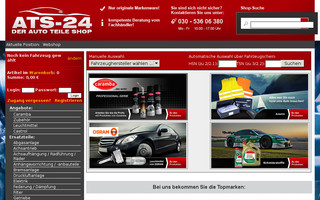 kfzteile-online.com website preview