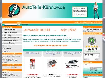 autoteile-kuehn24.de website preview